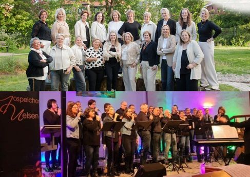 Abbildung des Popkoor Reload und des Gospelchor Uelsn