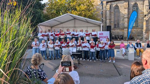 Die Musikschule beim Open Air